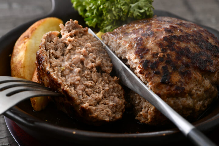 若狭牛100％ハンバーグ 200g×8個 | 牛若丸精肉店